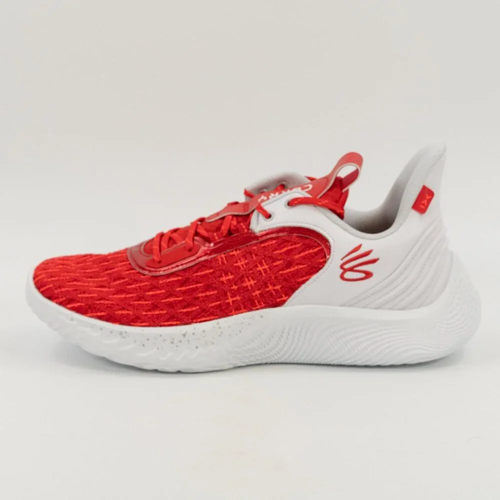 Under Armour Team Curry 9 Flow White Team Red 3025631-100 Basketball Multi Size